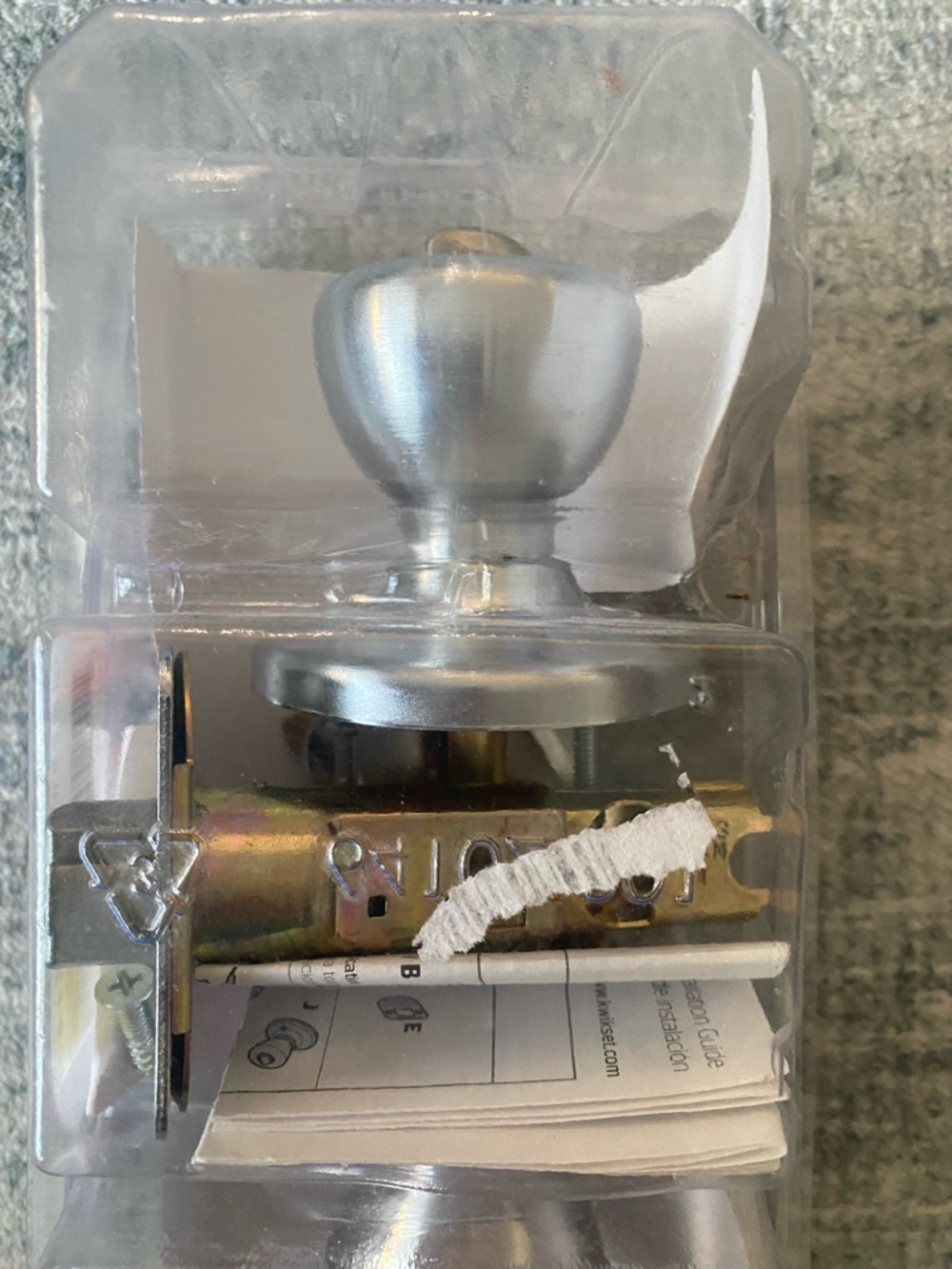 Kwikset Tylo satin chrome Exterior Entry Door Knob